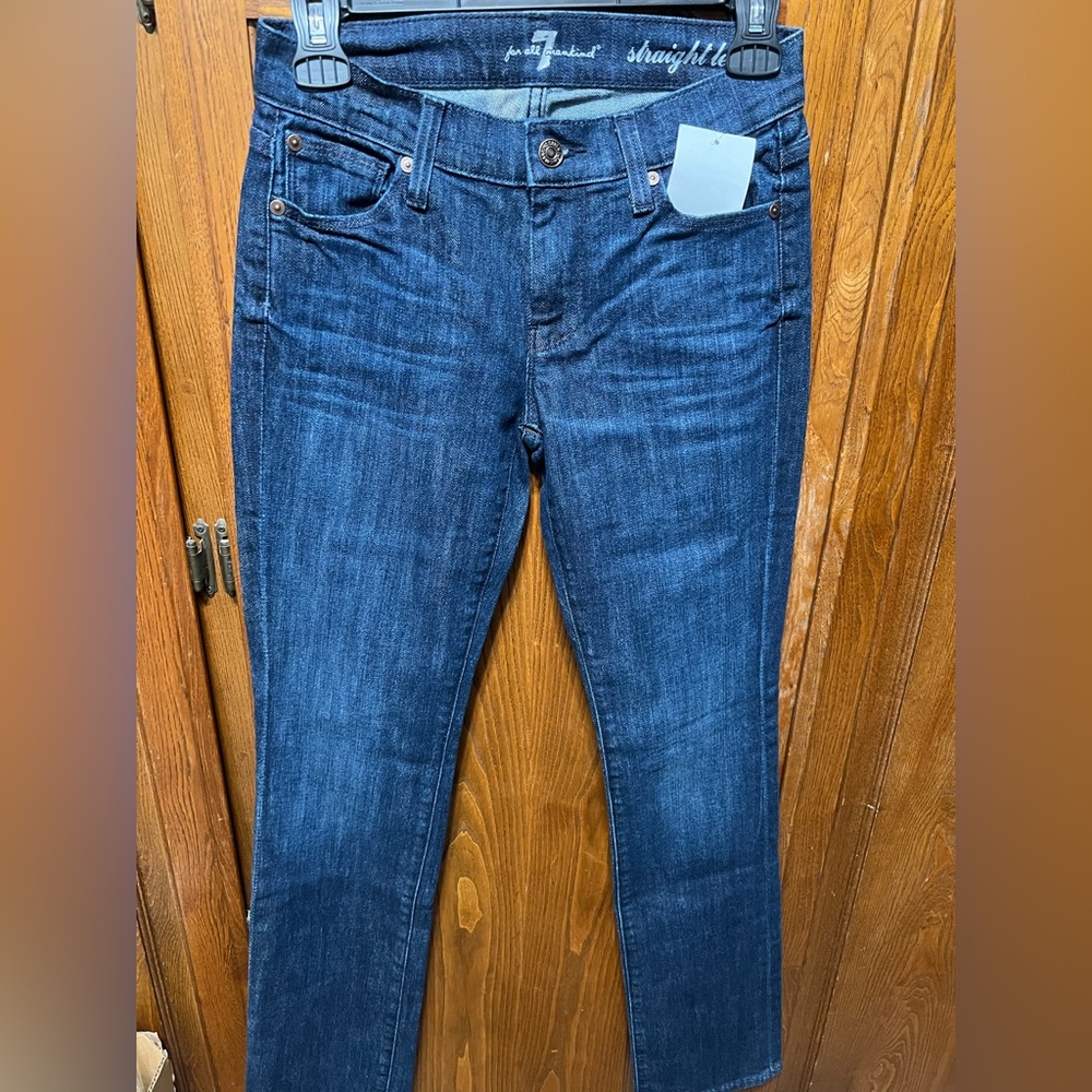 7 for all mankind Woman’s  Blue Jean. Size W24